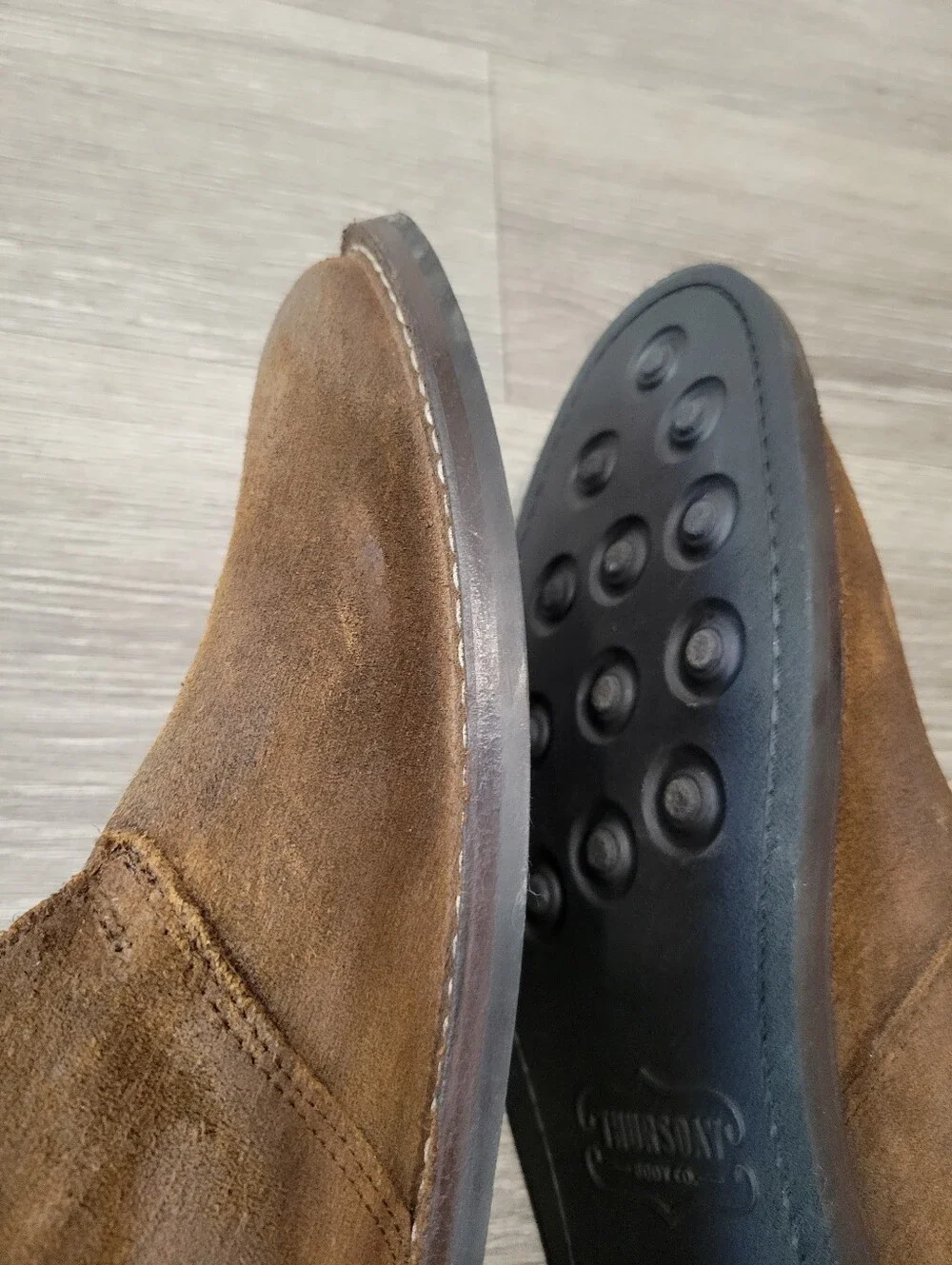 Thursday Boots Co. Mocha Brown Suede Scout Chukka Rustic Boots Size 12
